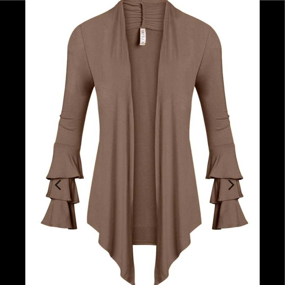 SIMLU Relaxed Ruffle sweater size Medium